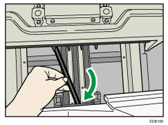 Ilustração da unidade de grampos