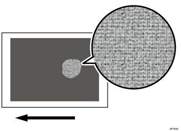 Illustratie van ongelijkmatige glans: sinaasappelschileffect