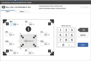 Abbildung Bedienfeld-Display