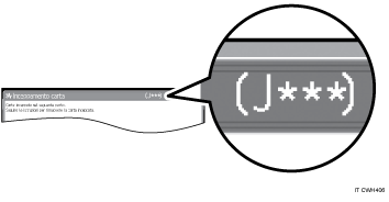 Illustrazione della schermata sul pannello di controllo