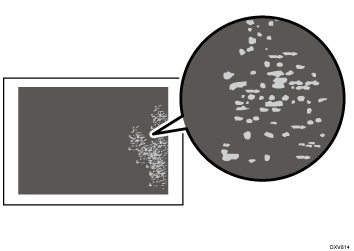 Illustrazione dei punti bianchi (a scaglie)