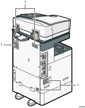 Main unit illustration numbered callout illustration