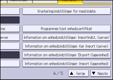 Operation panel screen illustration