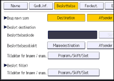 Operation panel screen illustration