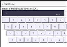 Operation panel screen illustration