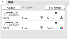 Operation panel screen illustration