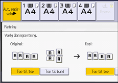 Operation panel screen illustration