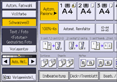 Abbildung Bedienfeld-Display