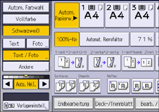 Abbildung Bedienfeld-Display