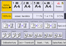 Abbildung Bedienfeld-Display