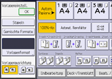 Abbildung Bedienfeld-Display