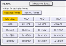 Abbildung Bedienfeld-Display