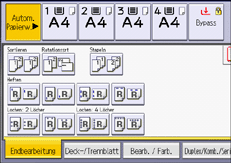 Abbildung Bedienfeld-Display