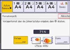 Abbildung Bedienfeld-Display