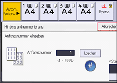 Abbildung Bedienfeld-Display