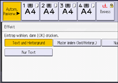 Abbildung Bedienfeld-Display