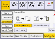 Abbildung Bedienfeld-Display
