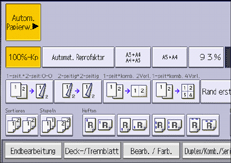 Abbildung Bedienfeld-Display