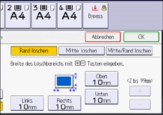 Abbildung Bedienfeld-Display