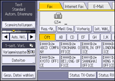 Abbildung Bedienfeld-Display
