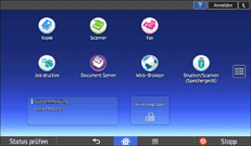 Abbildung Bedienfeld-Display