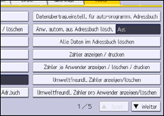 Abbildung Bedienfeld-Display