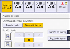 Ilustración de la pantalla del panel de mandos