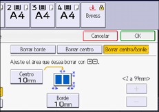 Ilustración de la pantalla del panel de mandos
