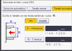 Ilustración de la pantalla del panel de mandos