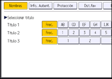 Ilustración de la pantalla del panel de mandos