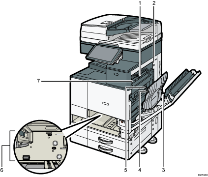 Ilustración de la máquina