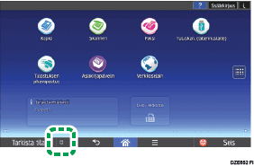 Käyttöpaneelin näyttö