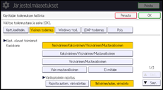 Käyttöpaneelin näyttö