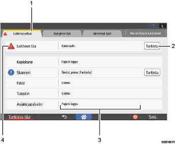 Näytön numeroitu kuva