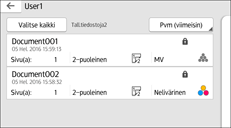 Käyttöpaneelin näyttö