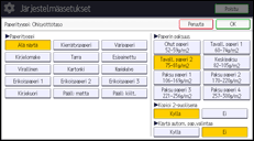 Käyttöpaneelin näyttö