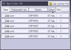 A kezelőpanel ismertetése