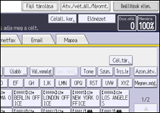 A kezelőpanel ismertetése