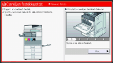 A kezelőpanel ismertetése