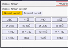 Afbeelding van bedieningspaneel