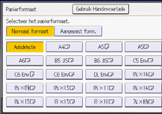 Afbeelding van bedieningspaneel