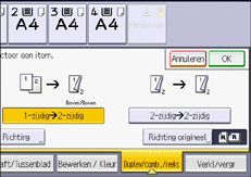 Afbeelding van bedieningspaneel