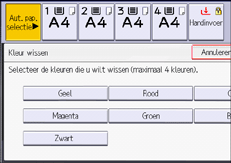 Afbeelding van bedieningspaneel