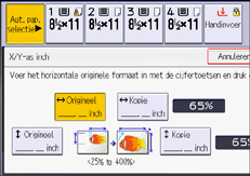 Afbeelding van bedieningspaneel