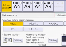 Afbeelding van bedieningspaneel