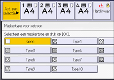 Afbeelding van bedieningspaneel