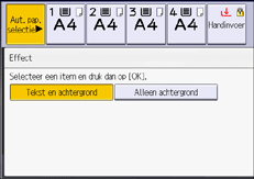 Afbeelding van bedieningspaneel