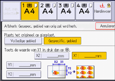 Afbeelding van bedieningspaneel