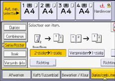 Afbeelding van bedieningspaneel