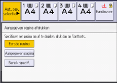Afbeelding van bedieningspaneel